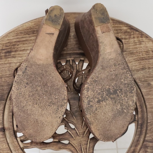 ANTONI MELANI Brown Wedges - Picture 3 of 6